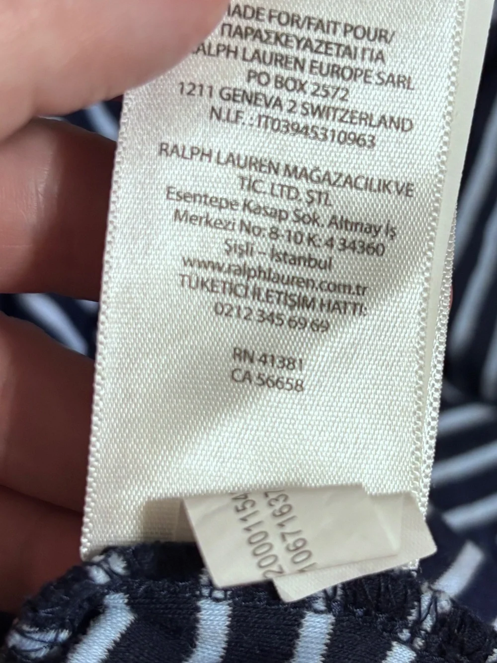 Polo Ralph Lauren Classic Fit Striped Polo Shirt Large
